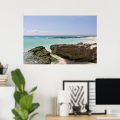 Poster Au Bord De La Mer Des Caraïbes (Bureau à domicile)