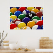 Poster Au bord des boules de piscine (Cuisine)