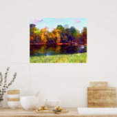 Poster Au Bord Du Lac (Cuisine)