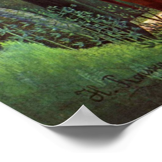 Poster Au bord d'une forêt (Coin)