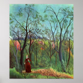 Poster Au bord d'une forêt (Devant)