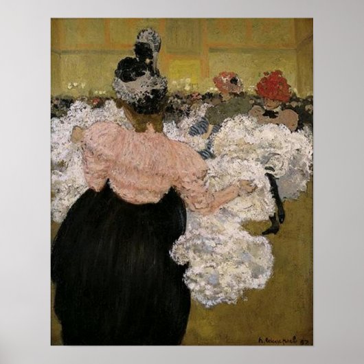 Poster Au Burlesque par Henri Evenepoel (Devant)