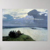 Poster Au calme éternel par Isaac Levitan (Devant)