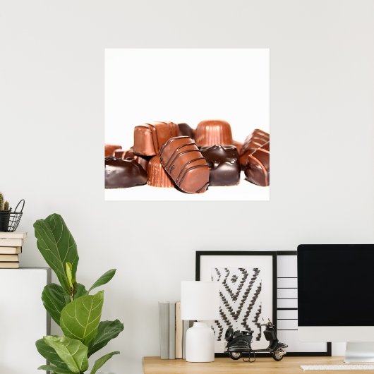 Poster au chocolat (Bureau à domicile)