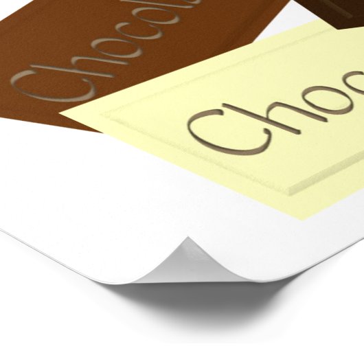 Poster au chocolat triple (Coin)