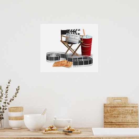 Poster Au Cinéma (Cuisine)