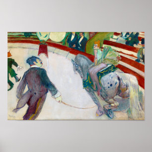Poster Au cirque, Lautrec