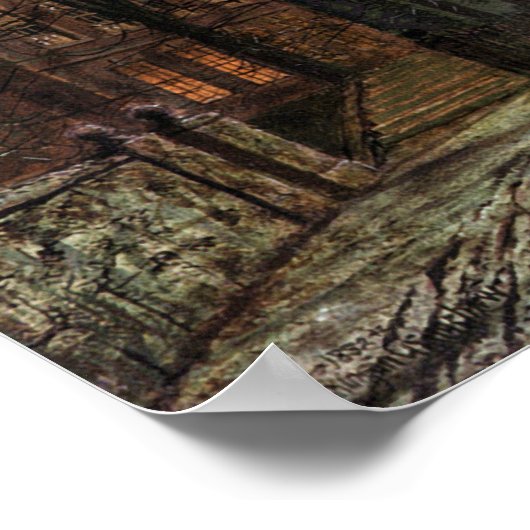 POSTER AU CLAIR DE LUNE-GRIMSHAW-PRINT (Coin)