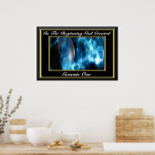 Poster Au commencement Dieu créa Genèse 1 (Cuisine)