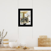 Poster Au Conversation Noir ~ Au Chat Noir ~ Pierre Vidal (Cuisine)