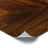 Poster Au coucher du soleil. (Coin)