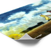 Poster Au coucher du soleil (Coin)