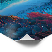 Poster Au-delà de Blues Seascape (Coin)