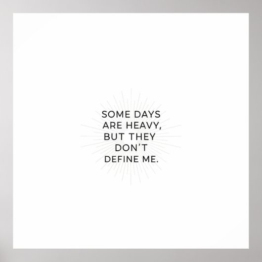 Poster Au-delà des jours difficiles (Devant)