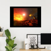 Poster Au-delà des limites... (Bureau à domicile)