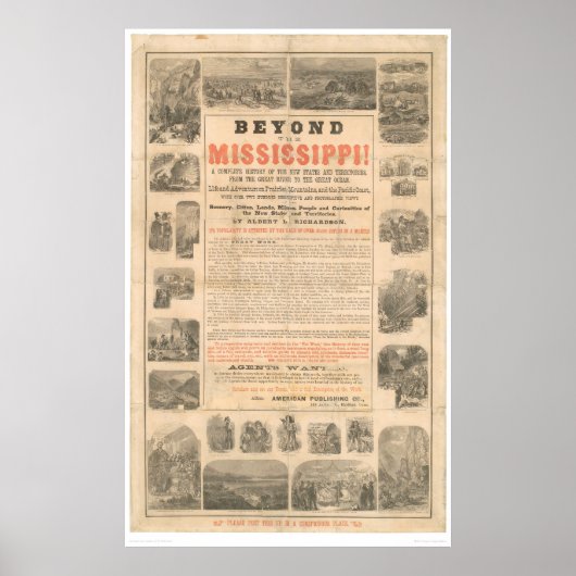 Poster Au-delà du Mississippi (0023A) (Devant)