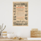 Poster Au-delà du Mississippi (0023A) (Cuisine)
