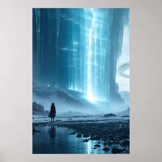 POSTER AU-DELÀ DU MUR DE GLACE (Devant)