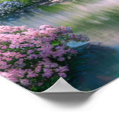 Poster Au-dessus dans le jardin japonais (Coin)