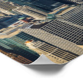 Poster Au-dessus de Chicago (Coin)