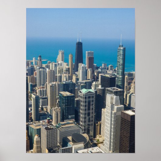 Poster Au-dessus de Chicago (Devant)