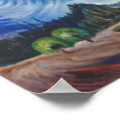 Poster Au-dessus de la fosse à gravier | Emily Carr | (Coin)