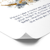 Poster Au-dessus de la lune marine or Ne pas dire jeu de  (Coin)