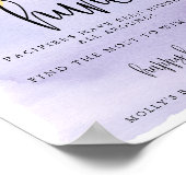 Poster Au-dessus de la lune Purple Baby Pacifier jeu de c (Coin)