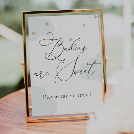 Poster Au-dessus de la lune Twinkle Star Babies sont doux