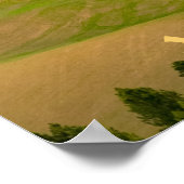 Poster Au-dessus de la Palouse peinte de la Butte Steptoe (Coin)