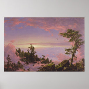 Poster Au-dessus de l'affiche des nuages