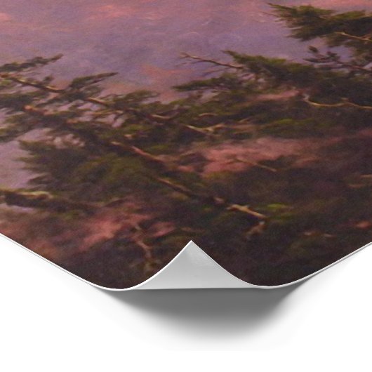 Poster Au-dessus de l'affiche Nuages (Coin)