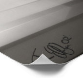 Poster Au-dessus de mon épaule (Coin)