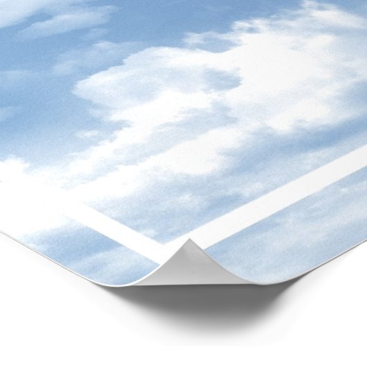 Poster Au-Dessus Des Nuages (Coin)