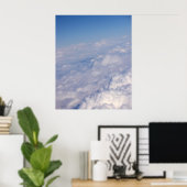 Poster au-dessus des nuages (Bureau à domicile)