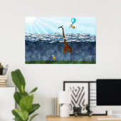 Poster Au-Dessus Des Nuages (Bureau à domicile)