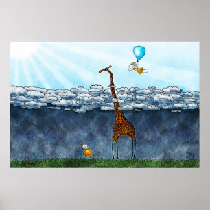 Poster Au-Dessus Des Nuages