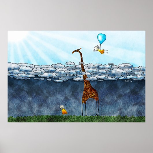 Poster Au-Dessus Des Nuages (Devant)