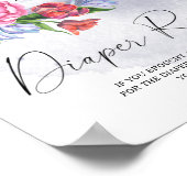 Poster Au-dessus du Baby shower de la Lune Déchets Raffle (Coin)