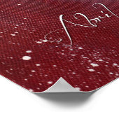 Poster Au-dessus du bateau Arc-en-ciel (Coin)