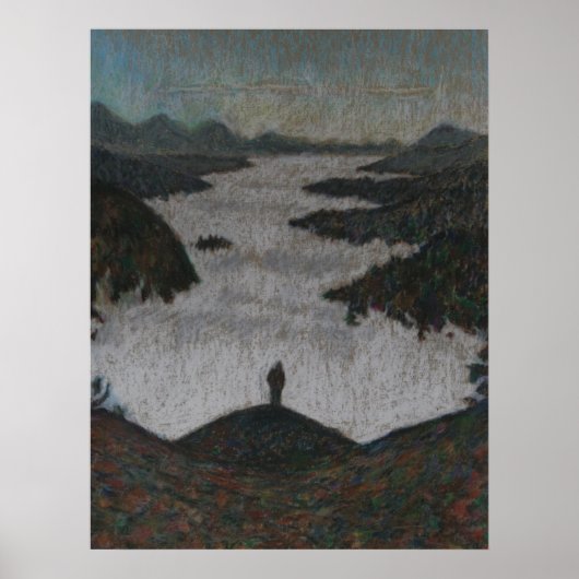 Poster Au-dessus du brouillard (Devant)