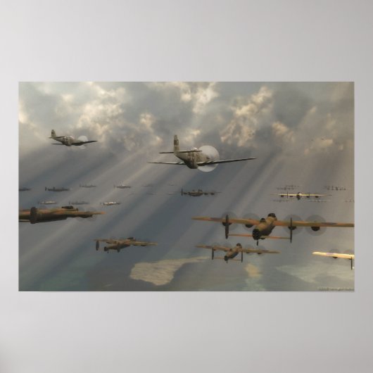 Poster Au-dessus du canal (Devant)
