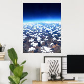 Poster Au-dessus du nuage (Bureau à domicile)