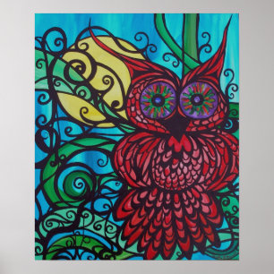 Poster Au grand clair de lune