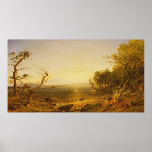 Poster Au lac George (Devant)