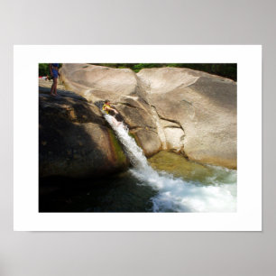 Poster Au large des chutes de Franconie Chute