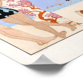 Poster Au Lido Plate n° 14 (1920) illustration de mode (Coin)