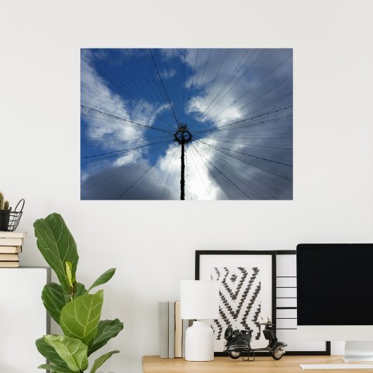 Poster au milieu (Bureau à domicile)