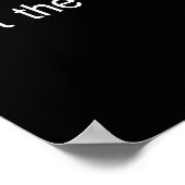 Poster Au moment le plus sombre vient la lumière. (Coin)