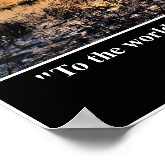 Poster Au monde.......... (Coin)